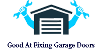 Good At Fixing Garage Doors Logo